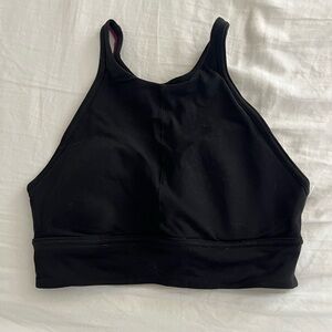 Prana Black High Beck Yoga Bralette Size Small